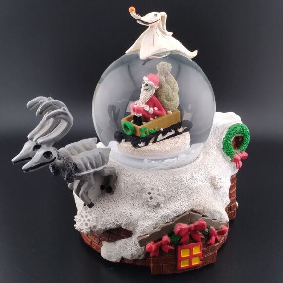 Disney The Nightmare Before Christmas Musical "What's This" Snowglobe 1993 FLAW - Picture 1 of 13